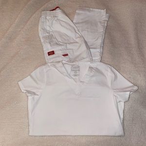 White Scrub Set